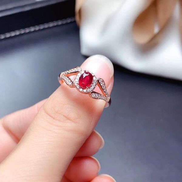 cluster rings natural and real red ruby ring 925 sterling silver for wedding gemstones jewelry fine, Golden;silver
cluster rings natural and real red ruby ring 925 sterling silver for wedding gemstones jewelry fine, Golden;silver