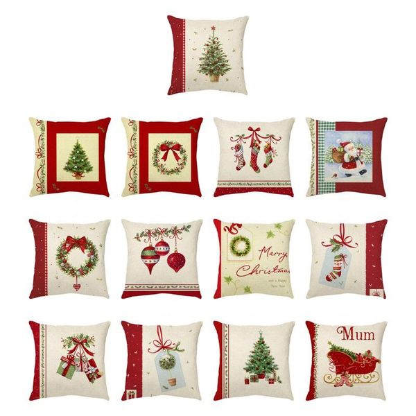 pillow case christmas sofa pillowcase red gift printed linen home holiday decoration accessories
pillow case christmas sofa pillowcase red gift printed linen home holiday decoration accessories