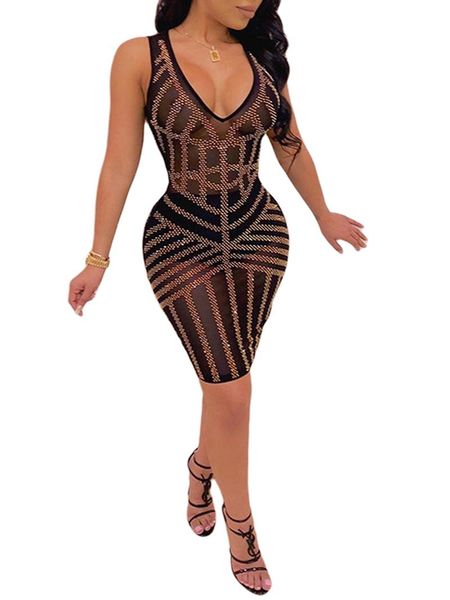 casual dresses women dress bronzing diamond printed sleeveless high waist big open v-neck sheath bag hip hollow out slim fitting clothing, Black;gray
casual dresses women dress bronzing diamond printed sleeveless high waist big open v-neck sheath bag hip hollow out slim fitting clothing, Black;gray