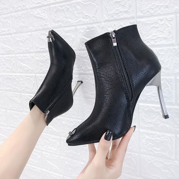 boots cresfimix women classic black pointed toe pu leather side zip high heel lady fashion blue autumn stylish e6405e
boots cresfimix women classic black pointed toe pu leather side zip high heel lady fashion blue autumn stylish e6405e