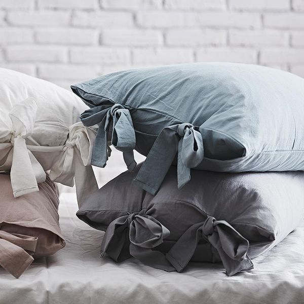 pillow case bowknot cotton solid pillowcase sleeping cushion cover bedroom decorative nordic el home cafe shop 48x74cm
pillow case bowknot cotton solid pillowcase sleeping cushion cover bedroom decorative nordic el home cafe shop 48x74cm