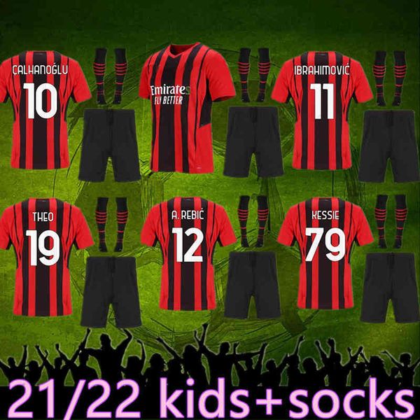 2022 2021 ibrahimovic ac soccer jersey milan men kids kits+socks full unseys shorts socks 21 22 mandzukic riform jerebic theo football shirt, Black
2022 2021 ibrahimovic ac soccer jersey milan men kids kits+socks full unseys shorts socks 21 22 mandzukic riform jerebic theo football shirt, Black