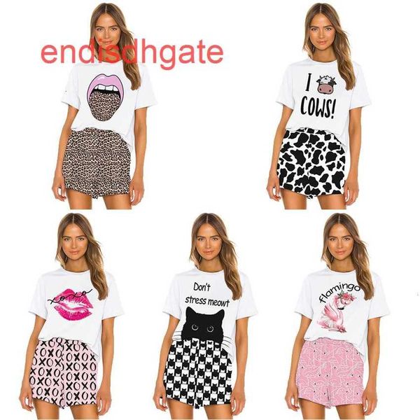 factoryaybdtwo cow digital printing short sleeve t-shirt shorts piece suit casual home wear pajamas, Black;white
factoryaybdtwo cow digital printing short sleeve t-shirt shorts piece suit casual home wear pajamas, Black;white