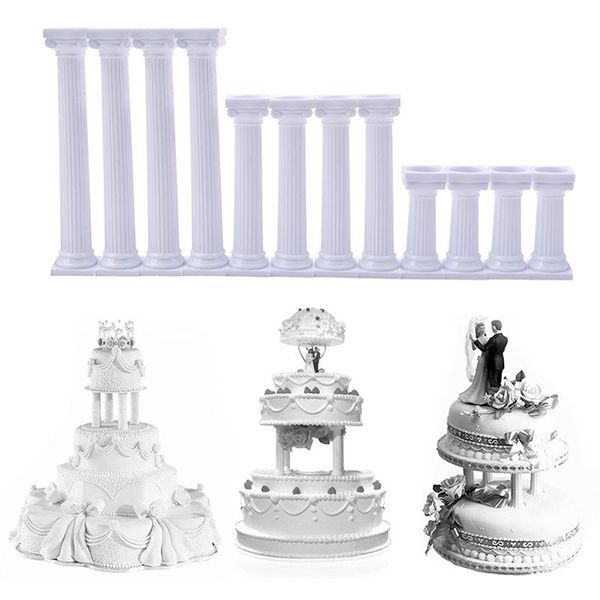 other bakeware 4pcs/set white grecian pillars valentine's day cake tier separator support stand decor wedding stands fondant mold
other bakeware 4pcs/set white grecian pillars valentine's day cake tier separator support stand decor wedding stands fondant mold