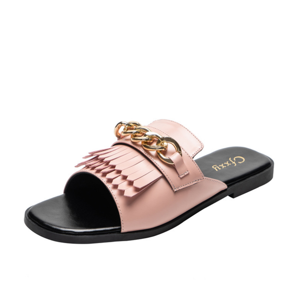 slippers summer women metal chain tassel sandals open toe flat woman beach slides flip flops ladies shoes femme, Black
slippers summer women metal chain tassel sandals open toe flat woman beach slides flip flops ladies shoes femme, Black