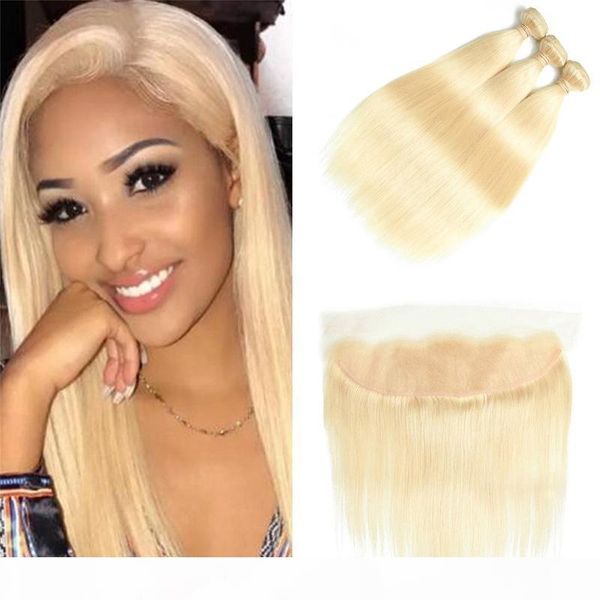 brazilian 613# blonde human hair 3 bundles with 13x4 lace frontal closure wholesale straight blondes virgin hair weave deals with frontal, Black;brown
brazilian 613# blonde human hair 3 bundles with 13x4 lace frontal closure wholesale straight blondes virgin hair weave deals with frontal, Black;brown