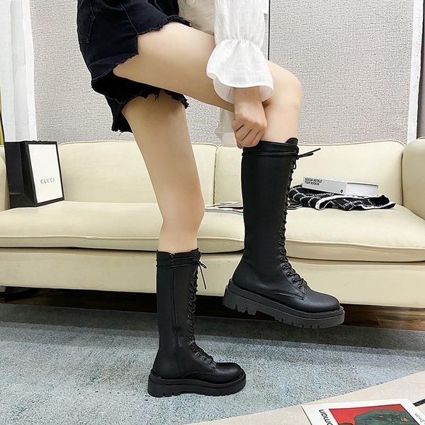 boots miyeda women's modern lace up round toe platform fashion ladies shoes plus size knee-high designer style daily female boot, Black
boots miyeda women's modern lace up round toe platform fashion ladies shoes plus size knee-high designer style daily female boot, Black