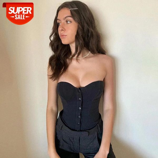 dulzura corset bustier crop buttons bodycon 2020 spring summer women clothes party clubwear camis ruched elegant #ix9v, White
dulzura corset bustier crop buttons bodycon 2020 spring summer women clothes party clubwear camis ruched elegant #ix9v, White