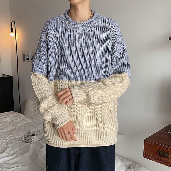 2021 sweater men's warm fashion hit color casual knitted pullover men autumn winter knitting sweaters mens clothes -2xl qpeu, White;black
2021 sweater men's warm fashion hit color casual knitted pullover men autumn winter knitting sweaters mens clothes -2xl qpeu, White;black
