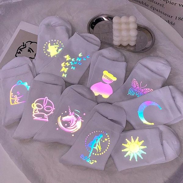 men's socks night reflect light men&women sock funny black white harajuku moon butterfly dino hip-hop for lover skateboard 2021
men's socks night reflect light men&women sock funny black white harajuku moon butterfly dino hip-hop for lover skateboard 2021