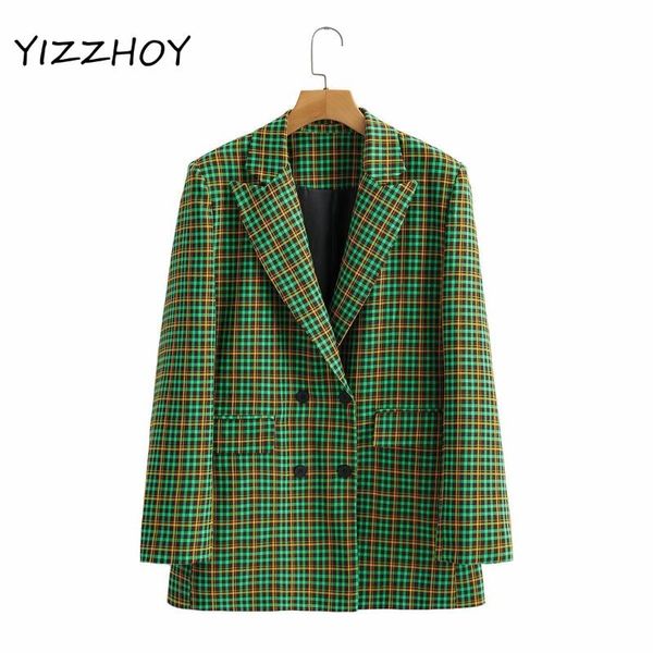 women's suits & blazers yizzhoy spring autumn office lady blazer jacket women vintage long sleeve plaid fit coat double-breasted loose, White;black
women's suits & blazers yizzhoy spring autumn office lady blazer jacket women vintage long sleeve plaid fit coat double-breasted loose, White;black