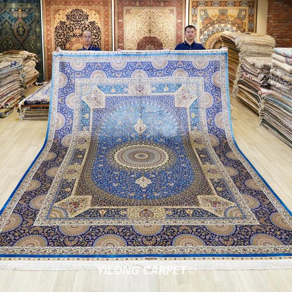 carpets 9'x12' extra large blue floral handmade hand knotted qum persian carpet (tj305a)
carpets 9'x12' extra large blue floral handmade hand knotted qum persian carpet (tj305a)