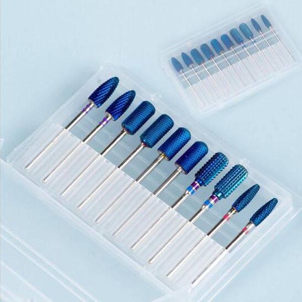 nail art equipment 10pcs steel ceramic diamond milling electric drill bit blue tungsten rotary cutter for manicure tools accessory, Silver
nail art equipment 10pcs steel ceramic diamond milling electric drill bit blue tungsten rotary cutter for manicure tools accessory, Silver