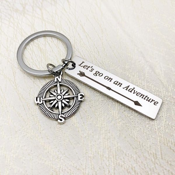 keychains oeinin arrtracive keyring for men/women simple letter key ring let's go adventure funny chain alloy stainless steel brelok, Silver
keychains oeinin arrtracive keyring for men/women simple letter key ring let's go adventure funny chain alloy stainless steel brelok, Silver