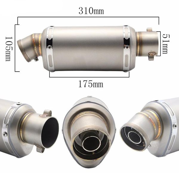 motorcycle titanium color exhaust muffler pipe removable db killer silp on for 38-51mm universal system
motorcycle titanium color exhaust muffler pipe removable db killer silp on for 38-51mm universal system