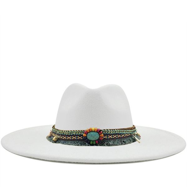 big white wide brim simple church derby hat panama solid fedoras hats for men women artificial wool felt blend jazz caps, Blue;gray
big white wide brim simple church derby hat panama solid fedoras hats for men women artificial wool felt blend jazz caps, Blue;gray