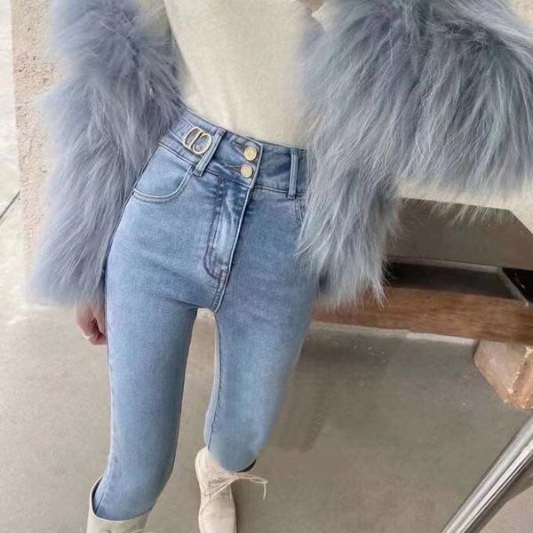 woman jeans pants high waist jeans for women autumn and winter elastic straight skinny pants pantalones vaqueros mujer, Blue
woman jeans pants high waist jeans for women autumn and winter elastic straight skinny pants pantalones vaqueros mujer, Blue