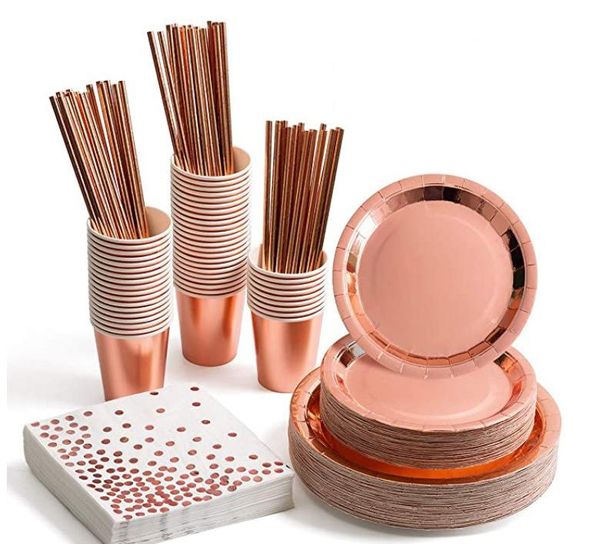 disposable dinnerware rose gold glitter party tableware bride to be wedding engagement table decoration cup plates 30 40 50 60th birth
disposable dinnerware rose gold glitter party tableware bride to be wedding engagement table decoration cup plates 30 40 50 60th birth