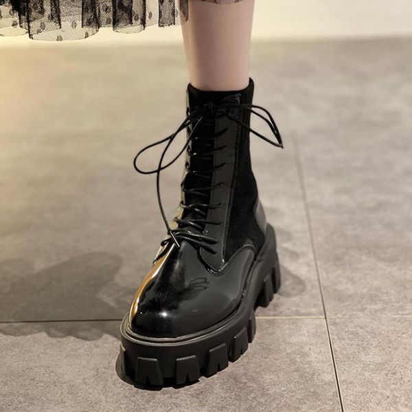 boots fashion women's summer 2021 thick soled versatile british style lace-up retro motorcycle black ankle booties
boots fashion women's summer 2021 thick soled versatile british style lace-up retro motorcycle black ankle booties