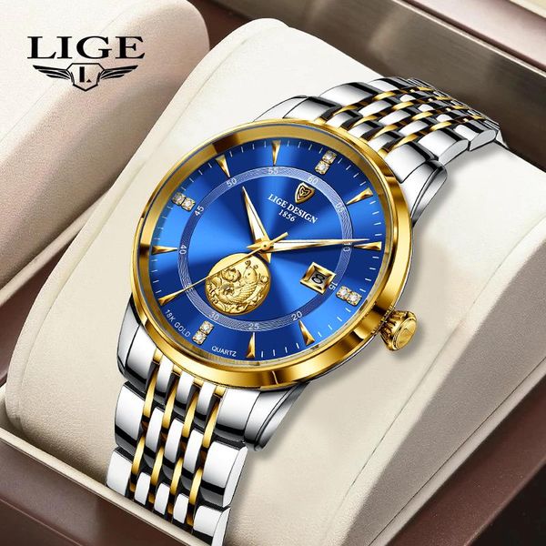 wristwatches 2021 lige brand watch luxury stainless steel watches men 30atm waterproof luminous wristwatch quartz clock relogio masculin, Slivery;brown
wristwatches 2021 lige brand watch luxury stainless steel watches men 30atm waterproof luminous wristwatch quartz clock relogio masculin, Slivery;brown
