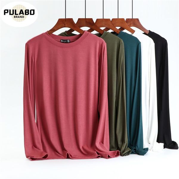 women's t-shirt 2021 spring summer fashion modal bottoming shirt plus size long sleeve t autumn o neck thin tees, White
women's t-shirt 2021 spring summer fashion modal bottoming shirt plus size long sleeve t autumn o neck thin tees, White
