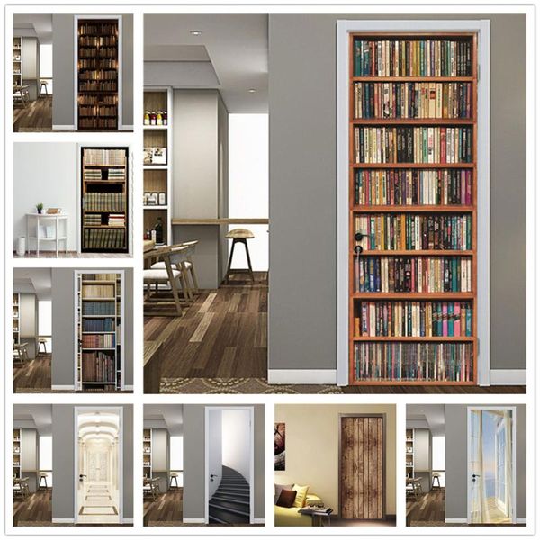 other decorative stickers 2pcs/set retro library 3d adhesive door wallpaper waterproof home decor living room mural decal sticker book of th
other decorative stickers 2pcs/set retro library 3d adhesive door wallpaper waterproof home decor living room mural decal sticker book of th