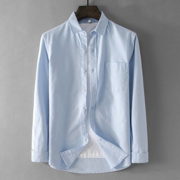 2021 new nova primavera 6 cores oxford puro algodo marca de manga longa cu azul camisas para homens slido casual camisa dos b1tx, White
2021 new nova primavera 6 cores oxford puro algodo marca de manga longa cu azul camisas para homens slido casual camisa dos b1tx, White