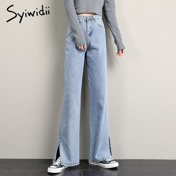women's jeans syiwidii slit for women thin denim flare pants bell bottom high waisted vintage streetwear sky blue 2021 summer clothes
women's jeans syiwidii slit for women thin denim flare pants bell bottom high waisted vintage streetwear sky blue 2021 summer clothes