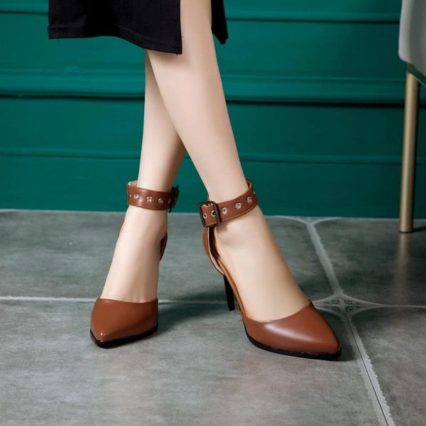 dress shoes spring and autumn women's european american fashion sandals slender heel pointed t620, Black
dress shoes spring and autumn women's european american fashion sandals slender heel pointed t620, Black