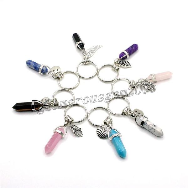 charms natural stone keychain women key ring fashion keyholder boho jewelry car keychain 8 stlyes, Slivery;golden
charms natural stone keychain women key ring fashion keyholder boho jewelry car keychain 8 stlyes, Slivery;golden