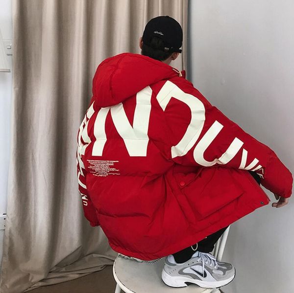 Hip Hop Style Thick Men Jacket 2021 Winter Clothes Casual Loose Harajuku Mens Parkas Coats Hooded Print Red Male Windbreaker Ffdr, Black
Hip Hop Style Thick Men Jacket 2021 Winter Clothes Casual Loose Harajuku Mens Parkas Coats Hooded Print Red Male Windbreaker Ffdr, Black