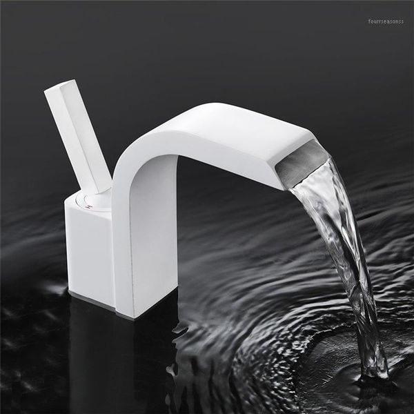 bathroom sink faucets solid brass faucet waterfall basin mixer tap chrome/black/white wash single handle taps arrival1
bathroom sink faucets solid brass faucet waterfall basin mixer tap chrome/black/white wash single handle taps arrival1
