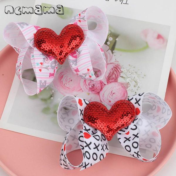 ncmama 2pcs/lots 3"valentine's day hair bows for girls kids glitter heart hair clips hairpins hairgrips fashion accessories, Slivery;white
ncmama 2pcs/lots 3"valentine's day hair bows for girls kids glitter heart hair clips hairpins hairgrips fashion accessories, Slivery;white