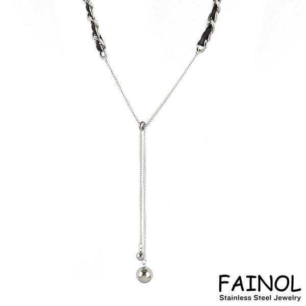 chains fashion stainless steel necklace long chain necklaces for women round pendant charm jewelry gift, Silver
chains fashion stainless steel necklace long chain necklaces for women round pendant charm jewelry gift, Silver