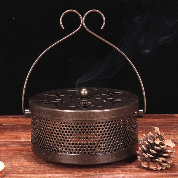 bedroom classical design fireproof with lid iron art indoor pest control retro portable incense burner mosquito coil holder
bedroom classical design fireproof with lid iron art indoor pest control retro portable incense burner mosquito coil holder