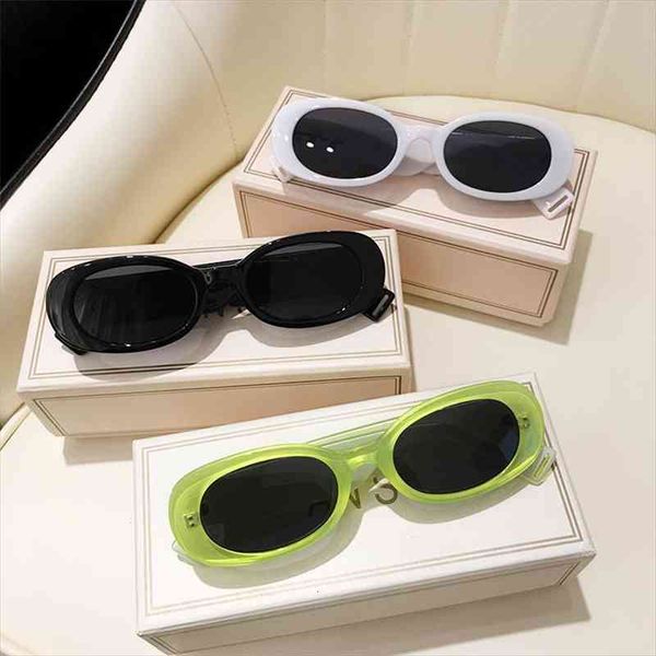 trendy oval rectangle sunglasses vintage women 90s brand design tortoise shell green frame sun glasses men shades s433, White;black
trendy oval rectangle sunglasses vintage women 90s brand design tortoise shell green frame sun glasses men shades s433, White;black