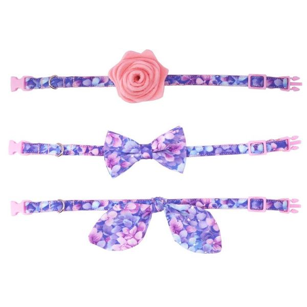 floral cat collar bow tie with flower , plastic buckle big and small cat collar pet accessories
floral cat collar bow tie with flower , plastic buckle big and small cat collar pet accessories