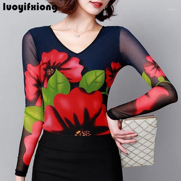women's blouses & shirts print lace blouse women long sleeve 2021 elasticity slim womens and plus size v-neck blusas mujer, White
women's blouses & shirts print lace blouse women long sleeve 2021 elasticity slim womens and plus size v-neck blusas mujer, White
