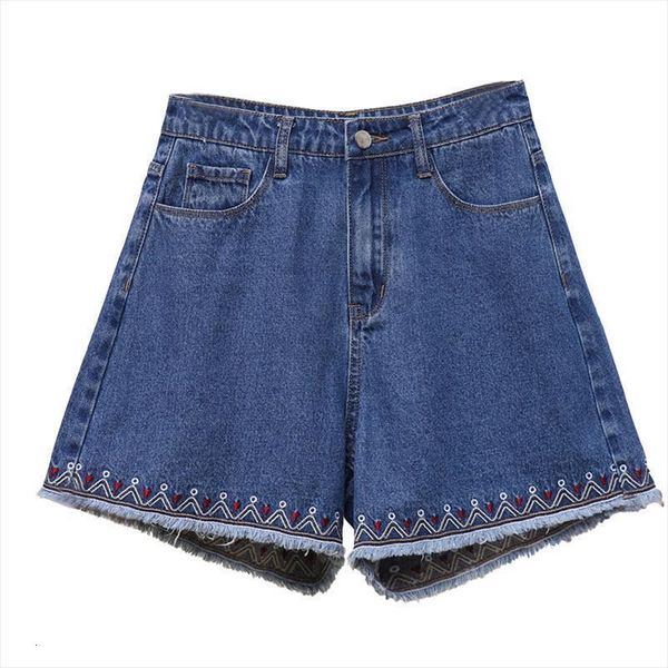 plus size xl 5xl womens short summer denim high waist elasticity embroidered jeans female casual wide leg g394, White;black
plus size xl 5xl womens short summer denim high waist elasticity embroidered jeans female casual wide leg g394, White;black