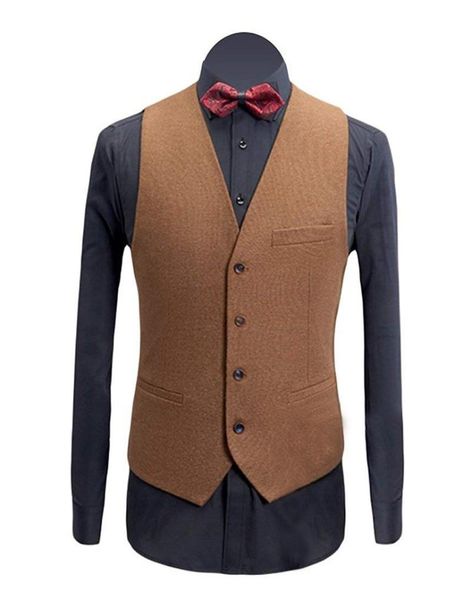 men's vests vest slim fit tweed waistcoat groomsmen for wedding brown/red/royal blue/grey classic/vintage/denim jacket custom, Black;white
men's vests vest slim fit tweed waistcoat groomsmen for wedding brown/red/royal blue/grey classic/vintage/denim jacket custom, Black;white