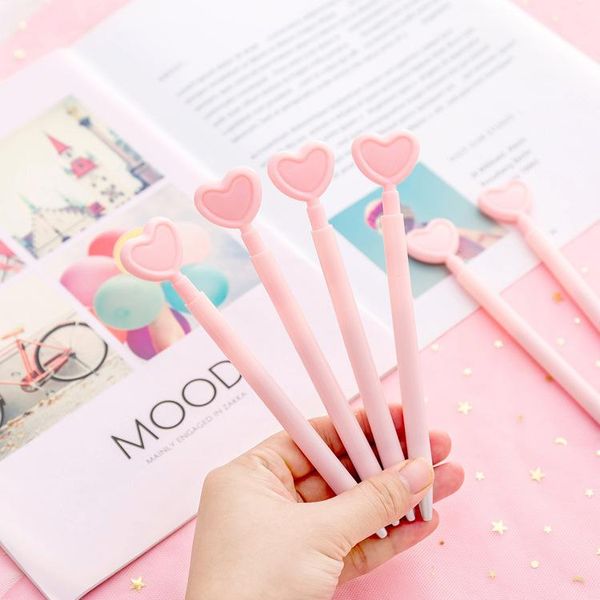 gel pens 1pc kawaii simple pink heart 0.5mm machine press writing pen office and school supplies children stationery tool
gel pens 1pc kawaii simple pink heart 0.5mm machine press writing pen office and school supplies children stationery tool