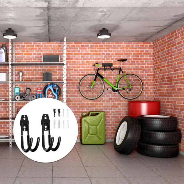 hooks & rails 2pcs wall-mounted j shape double warehouse garage storage (black)
hooks & rails 2pcs wall-mounted j shape double warehouse garage storage (black)