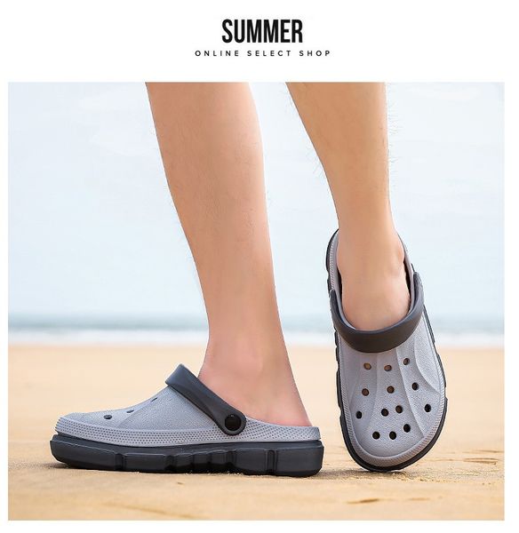 summer beach flip flops slippers eva shoes mens non slip antiwear wading shoes home slippers classic men sandals, Black
summer beach flip flops slippers eva shoes mens non slip antiwear wading shoes home slippers classic men sandals, Black