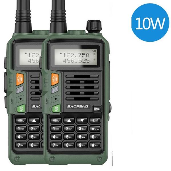 walkie talkie 2pcs baofeng uv-s9 plus (136-174mhz vhf& 400-520mhz uhf) 10w dual band two-way radio original support usb charging hunting
walkie talkie 2pcs baofeng uv-s9 plus (136-174mhz vhf& 400-520mhz uhf) 10w dual band two-way radio original support usb charging hunting