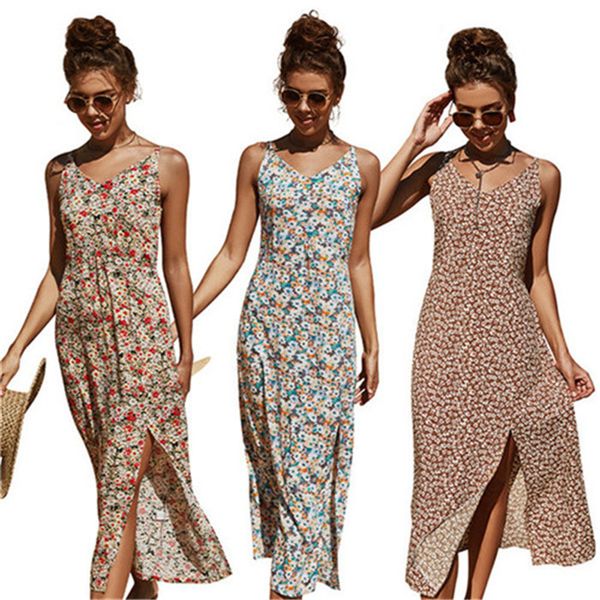 womens split floral dresses v neck spaghetti strap high waist causal dress summer beach vaction casual clothing for women, Black;gray
womens split floral dresses v neck spaghetti strap high waist causal dress summer beach vaction casual clothing for women, Black;gray