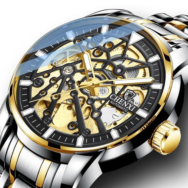 wristwatches 2021 fashion mens automatic watches skeleton watch solemn gift for lover mechanical wristwatch business trip daily waterproof, Slivery;brown
wristwatches 2021 fashion mens automatic watches skeleton watch solemn gift for lover mechanical wristwatch business trip daily waterproof, Slivery;brown