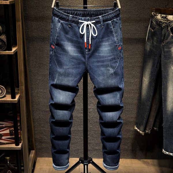 men's jeans 2021 spring autumn plus size 7xl black blue straight-leg pants loose trousers men clothing,6316
men's jeans 2021 spring autumn plus size 7xl black blue straight-leg pants loose trousers men clothing,6316