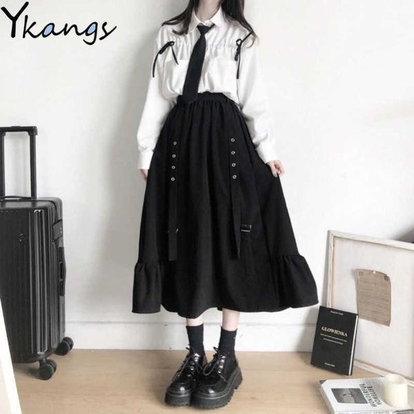 korean fashion women a-line skirts vintage streeetwear long sleeve shirts with tie 3 piece outfits japanese ulzzang suits set 210619, White
korean fashion women a-line skirts vintage streeetwear long sleeve shirts with tie 3 piece outfits japanese ulzzang suits set 210619, White