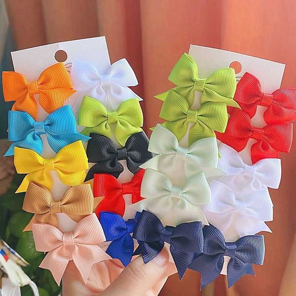 10pcs/set new colorful ribbon hair bows with clip for cute girls mini hairpins boutique barrettes headwear kids hair accessories, Slivery;white
10pcs/set new colorful ribbon hair bows with clip for cute girls mini hairpins boutique barrettes headwear kids hair accessories, Slivery;white