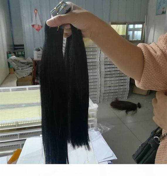 elibess hair thick bottom 200g 80pcs remy glue skin weft tape in 100% peruvian human hair extensions wholesale nice natural straight, Black
elibess hair thick bottom 200g 80pcs remy glue skin weft tape in 100% peruvian human hair extensions wholesale nice natural straight, Black